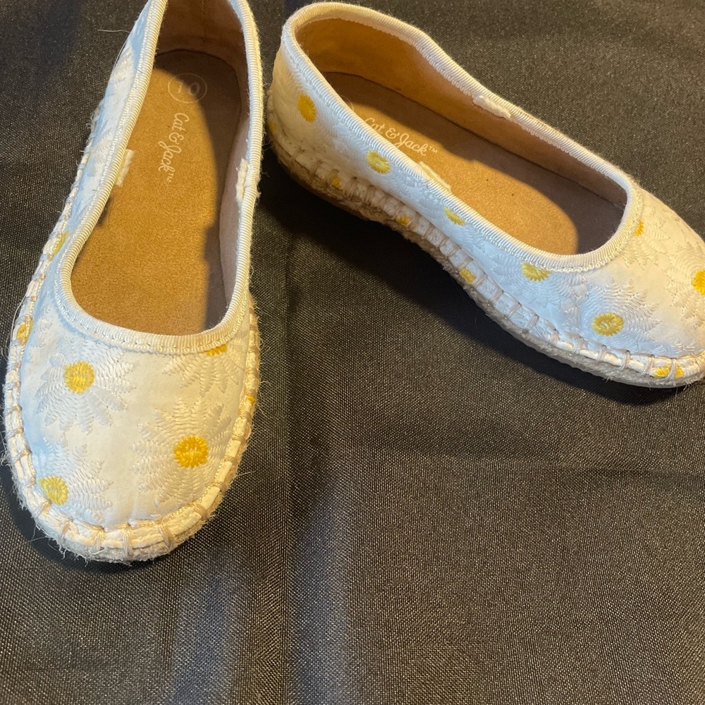 Kids' Cream and Yellow Dress Shoes